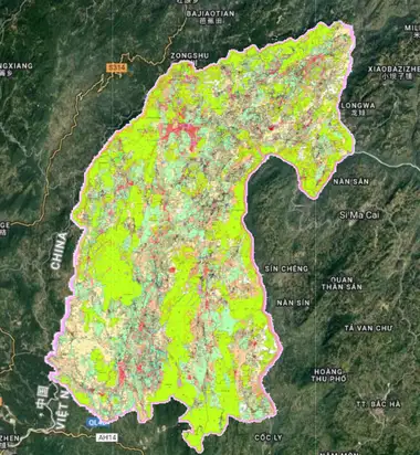 Bản đồ quy hoạch Huyện Mường Khương, Lào Cai