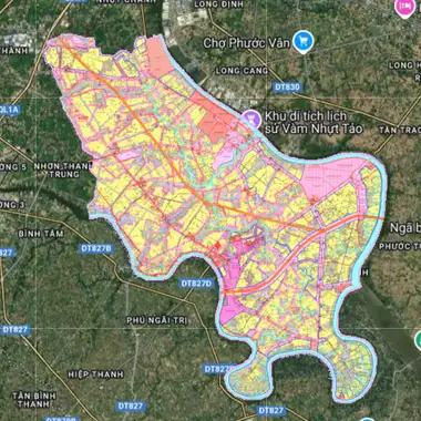 Bản đồ quy hoạch Huyện Tân Trụ, Long An
