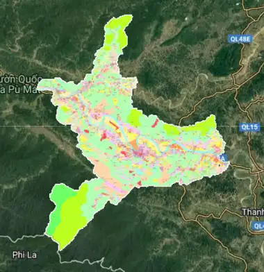 Bản đồ quy hoạch Huyện Anh Sơn, Nghệ An