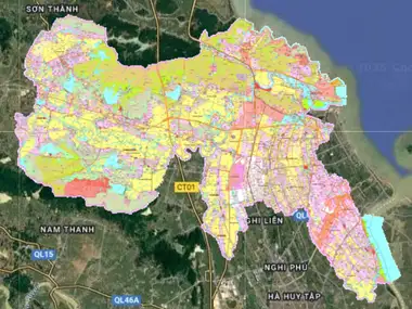 Bản đồ quy hoạch Huyện Nghi Lộc, Nghệ An