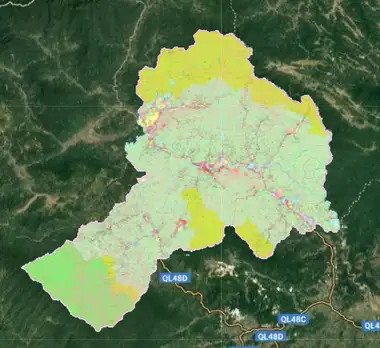 Bản đồ quy hoạch Huyện Quỳ Châu, Nghệ An