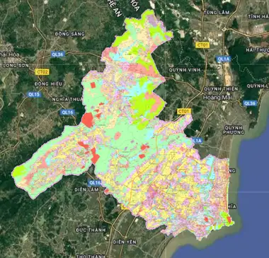 Bản đồ quy hoạch Huyện Quỳnh Lưu, Nghệ An