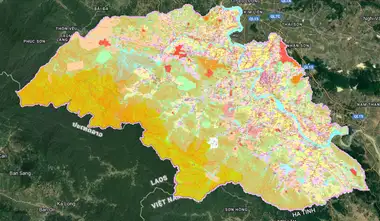 Bản đồ quy hoạch Huyện Thanh Chương, Nghệ An