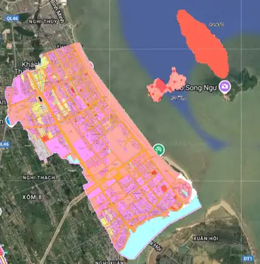 Bản đồ quy hoạch Thị xã Cửa Lò, Nghệ An