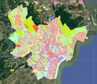 Bản đồ quy hoạch Thị xã Hoàng Mai, Nghệ An