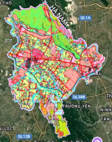 Bản đồ quy hoạch Huyện Gia Viễn, Ninh Bình