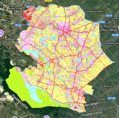 Bản đồ quy hoạch Huyện Yên Mô, Ninh Bình