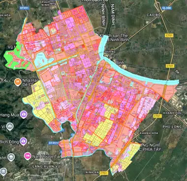 Bản đồ quy hoạch Thành phố Ninh Bình, Ninh Bình