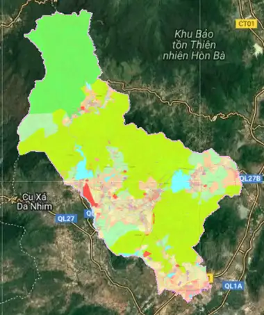 Bản đồ quy hoạch Huyện Bác Ái, Ninh Thuận