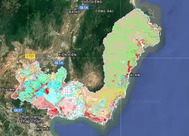 Bản đồ quy hoạch Huyện Ninh Hải, Ninh Thuận