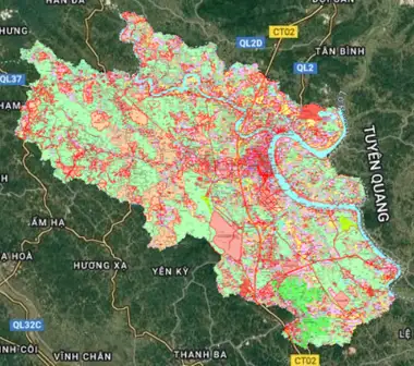 Bản đồ quy hoạch Huyện Đoan Hùng, Phú Thọ