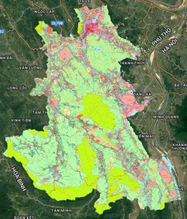 Bản đồ quy hoạch Huyện Thanh Sơn, Phú Thọ