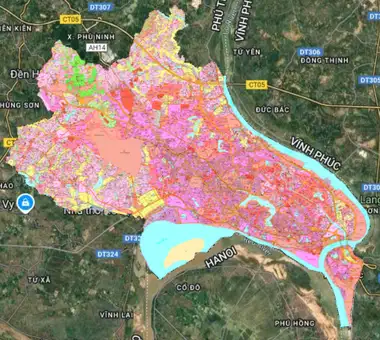 Bản đồ quy hoạch Thành phố Việt Trì, Phú Thọ