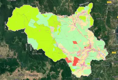 Bản đồ quy hoạch Huyện Đồng Xuân, Phú Yên
