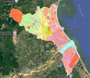 Bản đồ quy hoạch Thành phố Tuy Hoà, Phú Yên