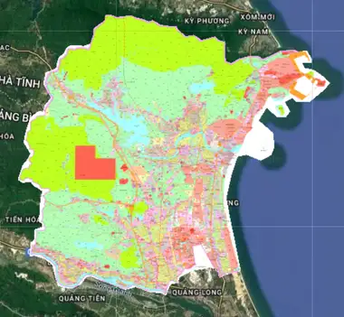 Bản đồ quy hoạch Huyện Quảng Trạch, Quảng Bình