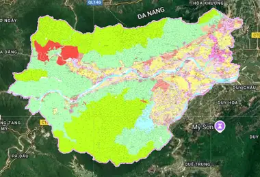 Bản đồ quy hoạch Huyện Đại Lộc, Quảng Nam