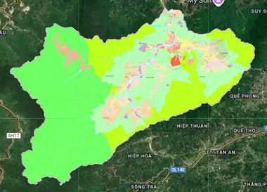 Bản đồ quy hoạch Huyện Nông Sơn, Quảng Nam