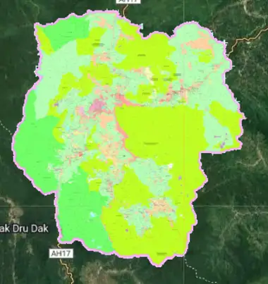 Bản đồ quy hoạch Huyện Phước Sơn, Quảng Nam