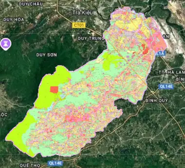 Bản đồ quy hoạch Huyện Quế Sơn, Quảng Nam