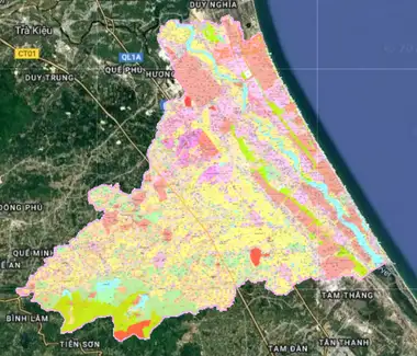 Bản đồ quy hoạch Huyện Thăng Bình, Quảng Nam