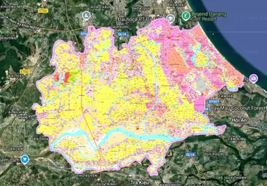 Bản đồ quy hoạch Thị xã Điện Bàn, Quảng Nam