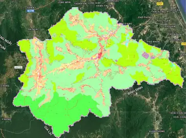 Bản đồ quy hoạch Huyện Ba Tơ, Quảng Ngãi