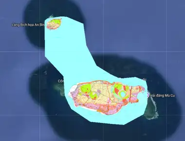 Bản đồ quy hoạch Huyện Lý Sơn, Quảng Ngãi