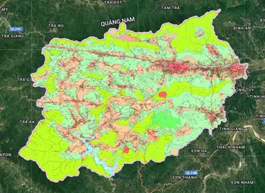 Bản đồ quy hoạch Huyện Trà Bồng, Quảng Ngãi