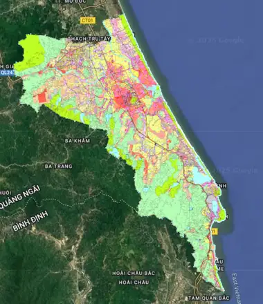 Bản đồ quy hoạch Thị xã Đức Phổ, Quảng Ngãi