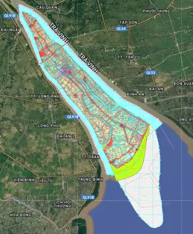 Bản đồ quy hoạch Huyện Cù Lao Dung, Sóc Trăng
