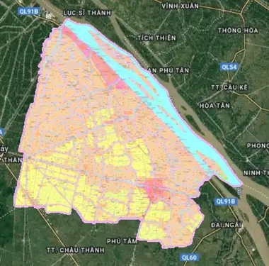 Bản đồ quy hoạch Huyện Kế Sách, Sóc Trăng