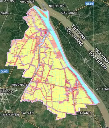 Bản đồ quy hoạch Huyện Long Phú, Sóc Trăng