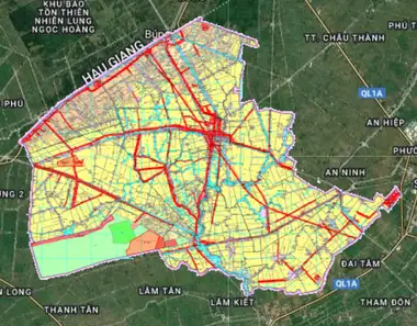 Bản đồ quy hoạch Huyện Mỹ Tú, Sóc Trăng