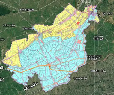 Bản đồ quy hoạch Huyện Mỹ Xuyên, Sóc Trăng
