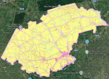 Bản đồ quy hoạch Huyện Thạnh Trị, Sóc Trăng