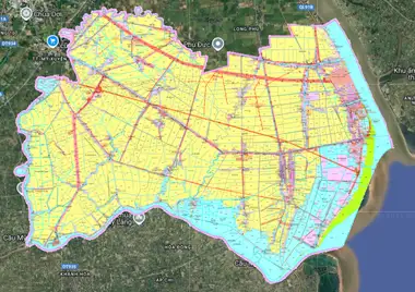 Bản đồ quy hoạch Huyện Trần Đề, Sóc Trăng