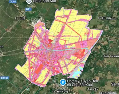 Bản đồ quy hoạch Thành phố Sóc Trăng, Sóc Trăng