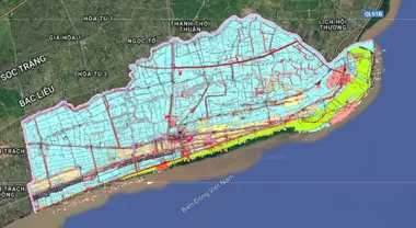 Bản đồ quy hoạch Thị xã Vĩnh Châu, Sóc Trăng