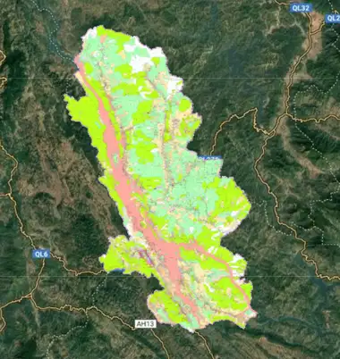 Bản đồ quy hoạch Huyện Quỳnh Nhai, Sơn La