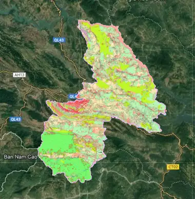 Bản đồ quy hoạch Huyện Vân Hồ, Sơn La