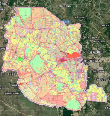 Bản đồ quy hoạch Huyện Châu Thành, Tây Ninh