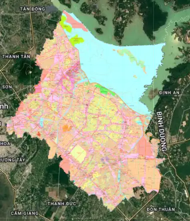 Bản đồ quy hoạch Huyện Dương Minh Châu, Tây Ninh
