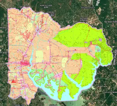 Bản đồ quy hoạch Huyện Tân Châu, Tây Ninh