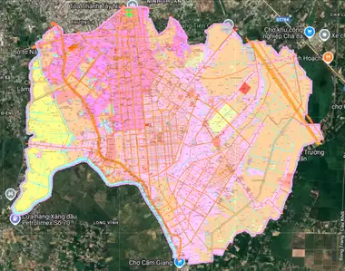 Bản đồ quy hoạch Thị xã Hòa Thành, Tây Ninh
