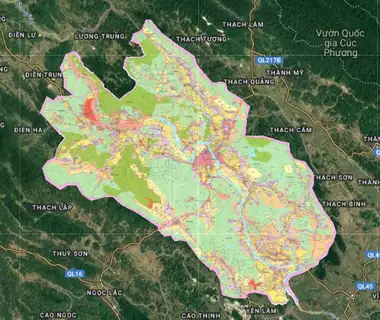 Bản đồ quy hoạch Huyện Cẩm Thủy, Thanh Hóa