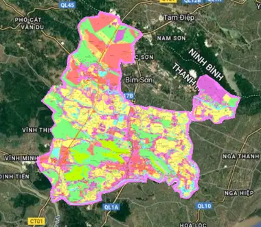 Bản đồ quy hoạch Huyện Hà Trung, Thanh Hóa