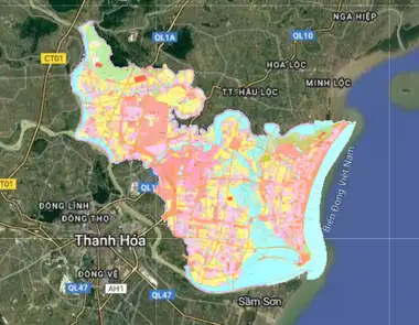 Bản đồ quy hoạch Huyện Hoằng Hóa, Thanh Hóa