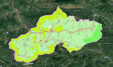 Bản đồ quy hoạch Huyện Mường Lát, Thanh Hóa