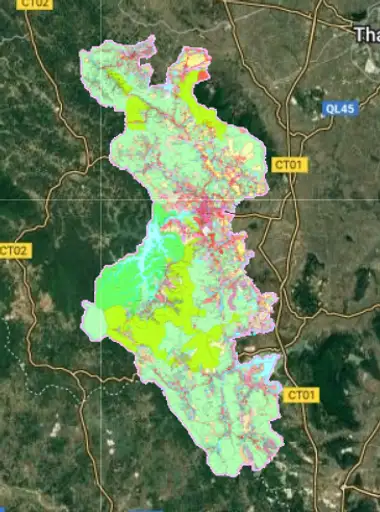 Bản đồ quy hoạch Huyện Như Thanh, Thanh Hóa